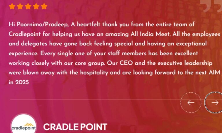 review from clients for the services we provided-blackpepperevents